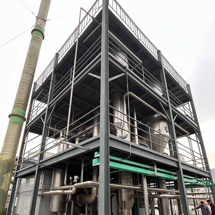 處理量4t/h植物黃薑水解（jiě）液MVR蒸發濃縮係統