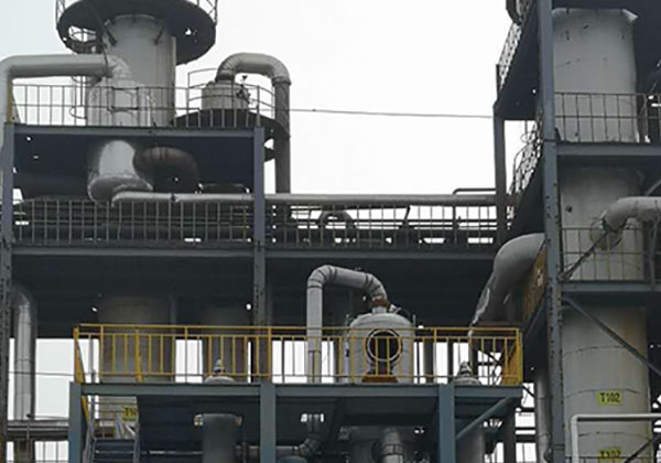 汙水（shuǐ）處理蒸發器實景（jǐng）拍攝