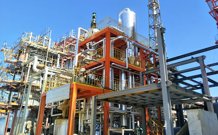 化工廢液焚燒爐單效蒸發器（qì）案例