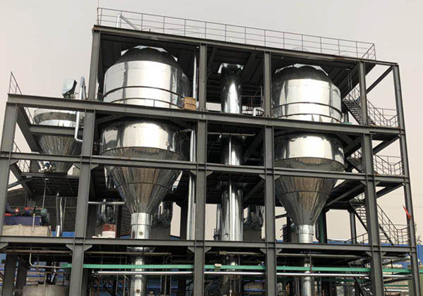 雙效濃（nóng）縮蒸（zhēng）發（fā）器案例（lì）實景