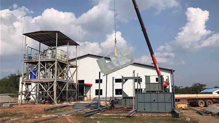 蒸發器安（ān）裝現場