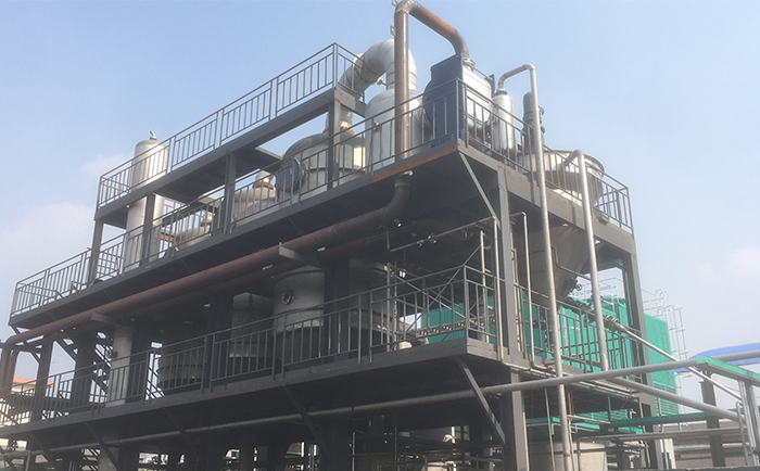 蒸發器正常運（yùn）行中