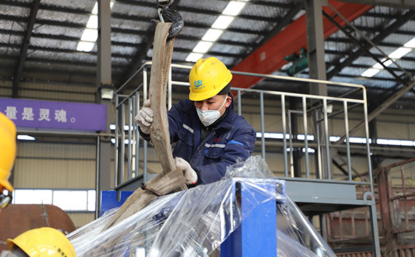 多（duō）效蒸發器發貨現場