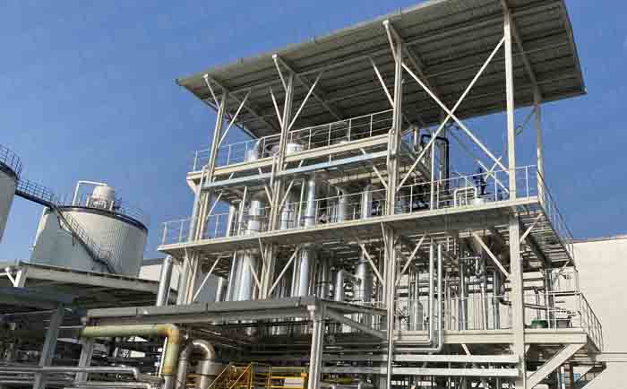 ADC發泡劑廢水處理三效降（jiàng）膜蒸發器