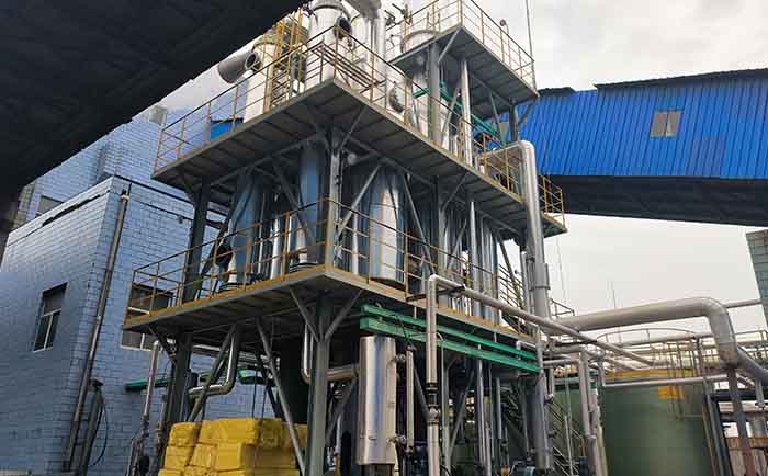 含COD高鹽焦化廢（fèi）水蒸發結（jié）晶分鹽案例